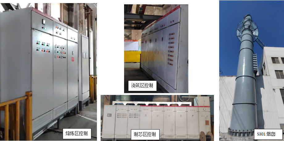 现场施工图及废气处理流程图