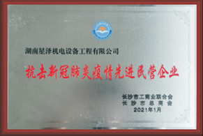 抗击新冠肺炎疫情先进民营企业